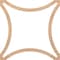 Ekena Millwork 47 14W x 47 14H x 14T Large Lilley Decorative Fretwork Wood Ceiling Panels, Hickory CELW47X47X0250LEYHI - alternate 5